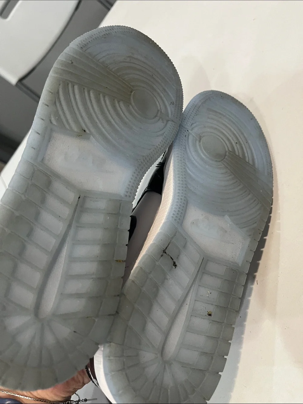Nike Kids Black and White Low-Top Sneakers